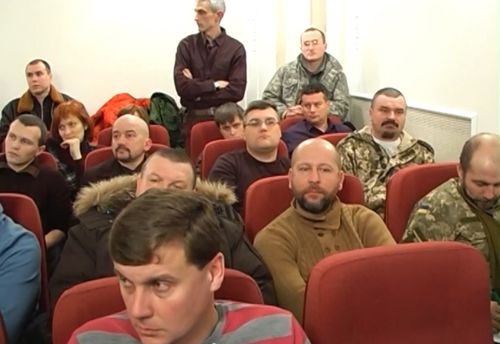 Учасники зустрічі з американським експертом: скрін-шот з новин телеканалу "Рось"