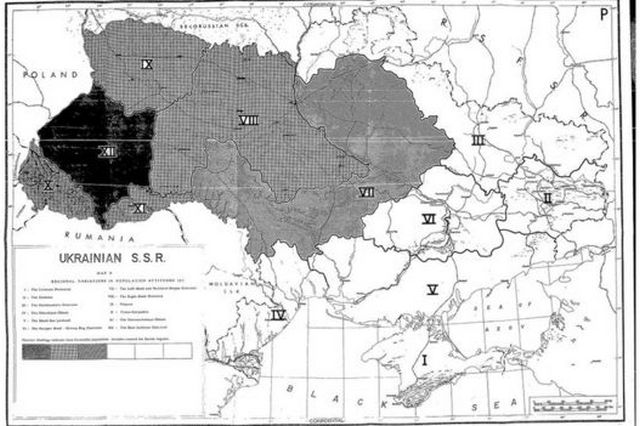Антирадянські настрої на карті дослідників зростають зі сходу на захід України 