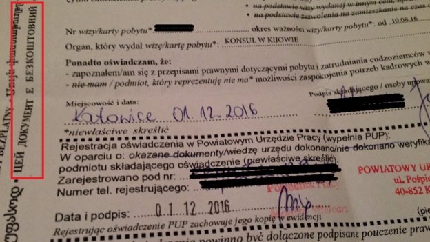 Хоча запрошення у Польщу є безкоштовним, укранські посередники можуть брати за нього тисячі гривень 