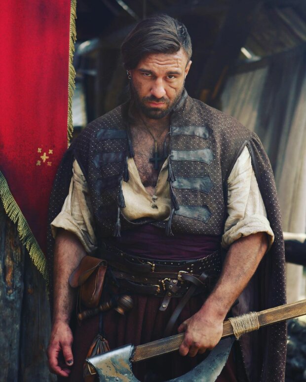 Євген Олійник - у ролі козака Красулі в «Абсолютно брехливій історії»