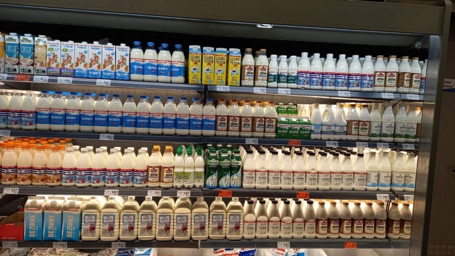 Полки молочка