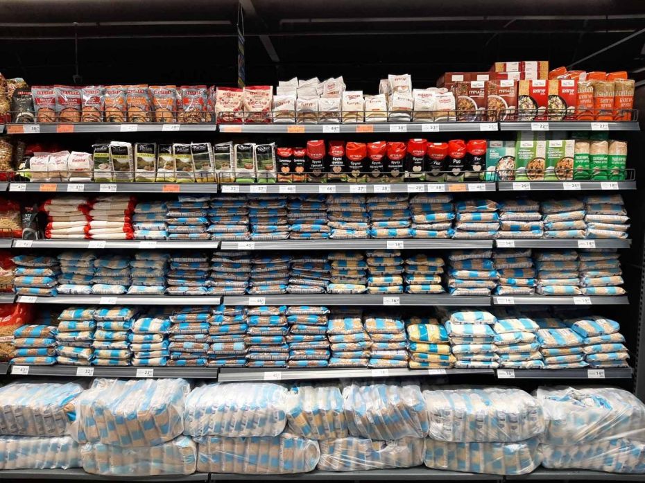 Полки крупы