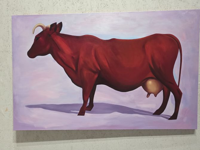 Задіяні у проєкті і дві художниці з Черкас: Власенко Анна і Стадник Лариса. На фото картина Лариси Стадник