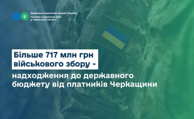 717 млн грн військового збору