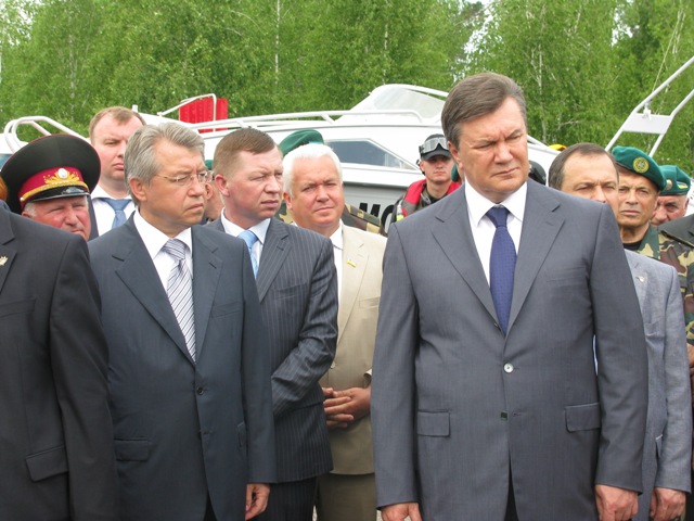 Нардеп Володимир Олійник супроводжував Президента 25 травня під час відвідування Навчального центру Держприкордонслужби в Оршанці під Черкасами