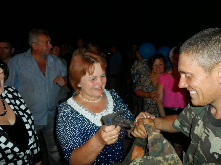 Голова Черкаської обласної ради В.Коваленко зустріла свого учня.