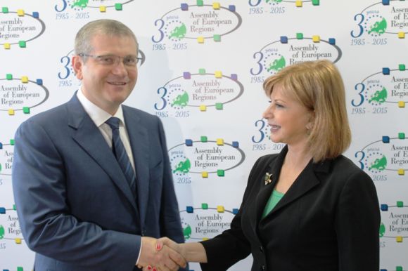 Нардеп Олександр Вілкул та Президент АЄР Ханд Базатлі