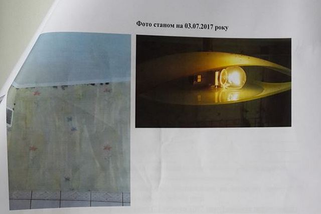 Каналізаційними стоками наповнювалася навіть люстра під стелею