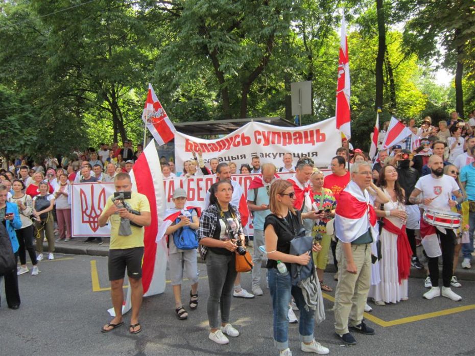 Долучилися і побратими з Білорусі