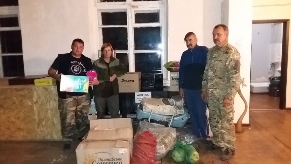 Волонтери Легіону Свободи з гуманітарною допомогою