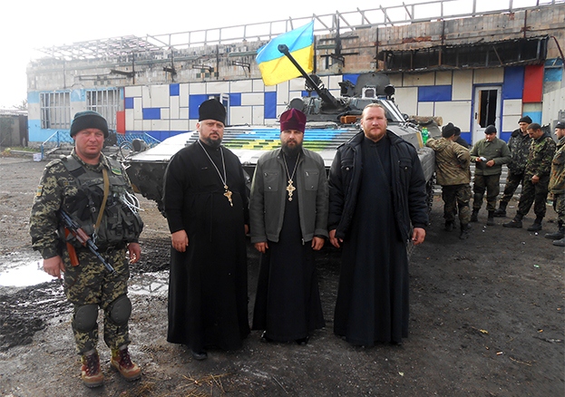 Священики єпархії в зоні АТО