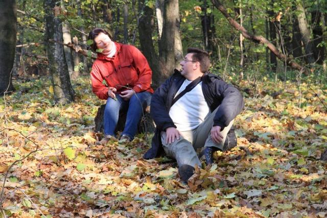 Сергій Одарич на природі з дружиною Анжелою
