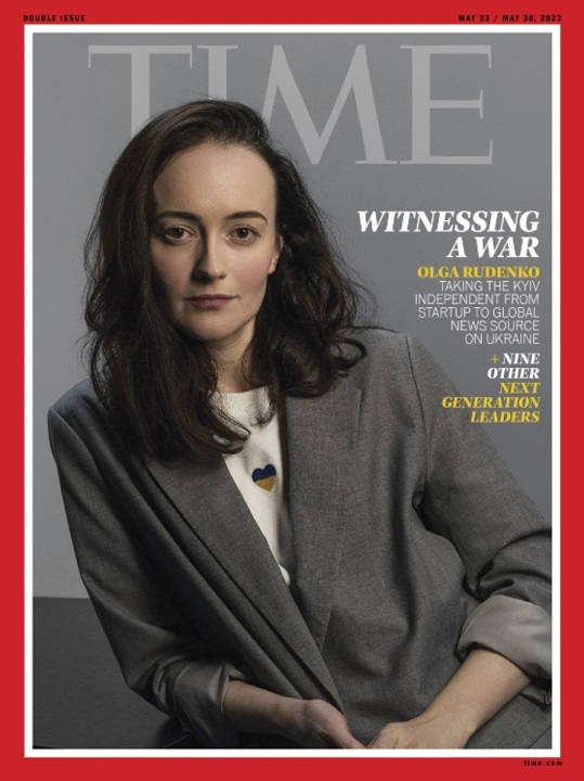Редакторка київського журналу - на обкладинці американського журналу "Тайм": Ольга Руденко