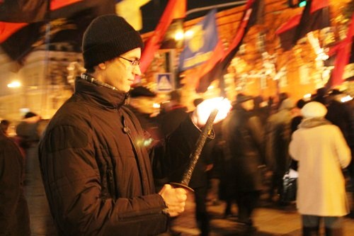 Марш на честь Бандери пройшов у центрі Києва