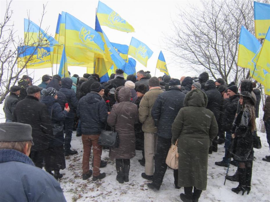 На місці загибелі лідера Руху