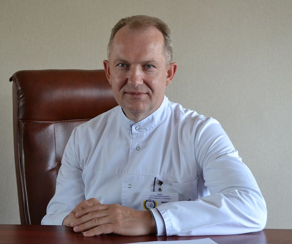 Головний лікар Дніпровської клініки імені Мечникова Сергій Риженко