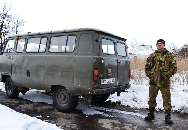 На такій машині їздять чорнобаївські єгері