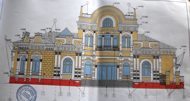 Реконструкція будівлі РАЦСу (зовнішній вигляд)