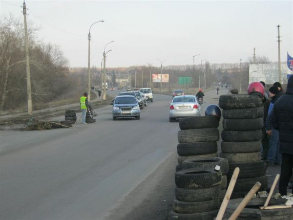 блокпост народного спротиву в Смілі