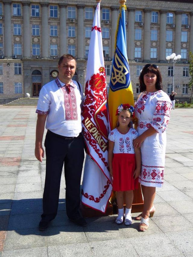 Сергій Пасічник з родиною